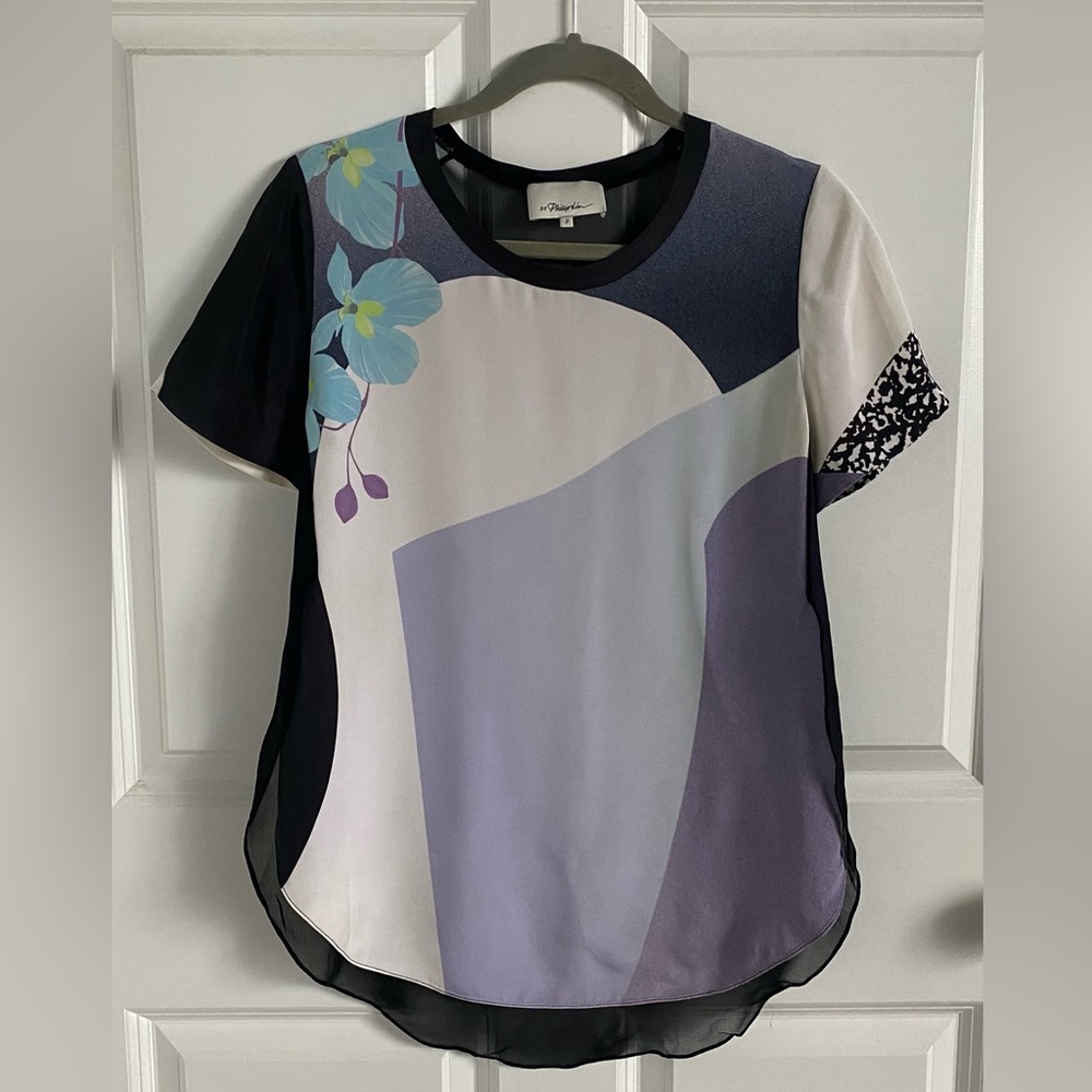 3.1 PHILIP LIM 100% SILK BLOUSE